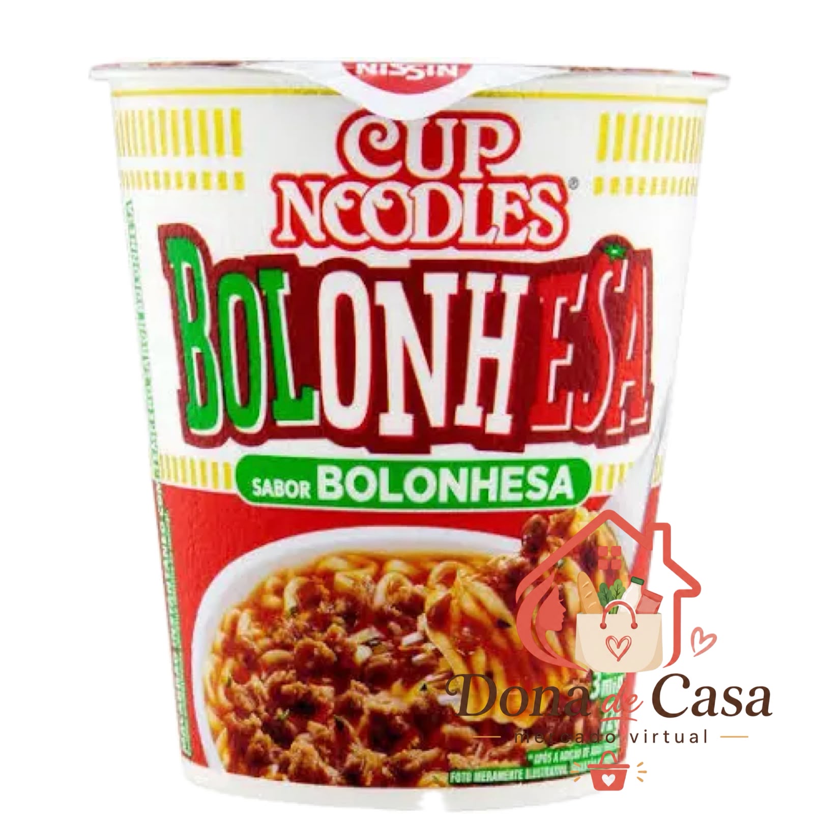 Cup Noodles Bolonhesa — Macarrão Instantâneo em Copo