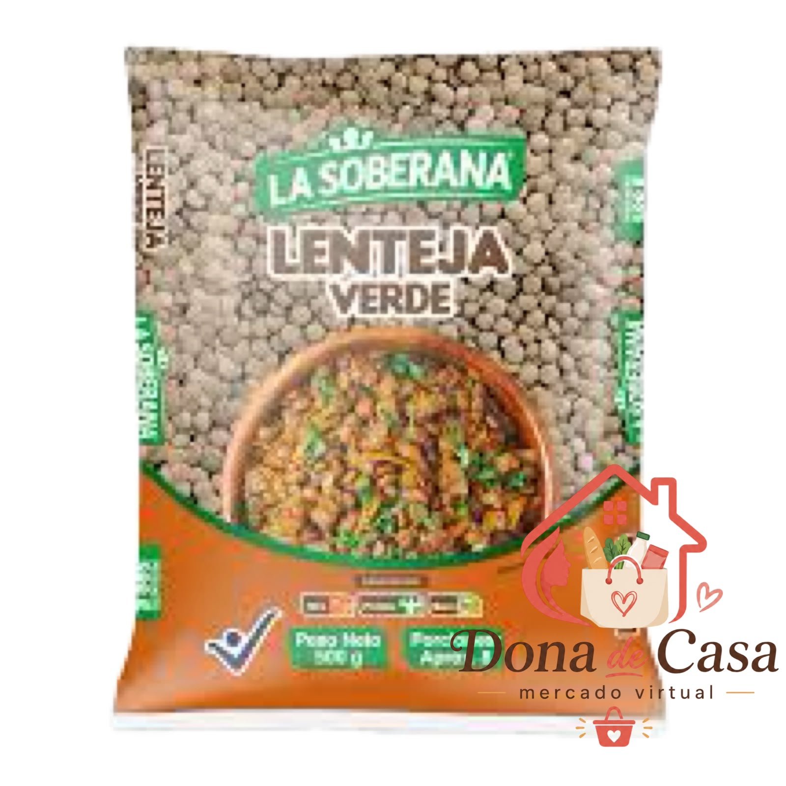 Lentilha Verde La Soberana/ Importado