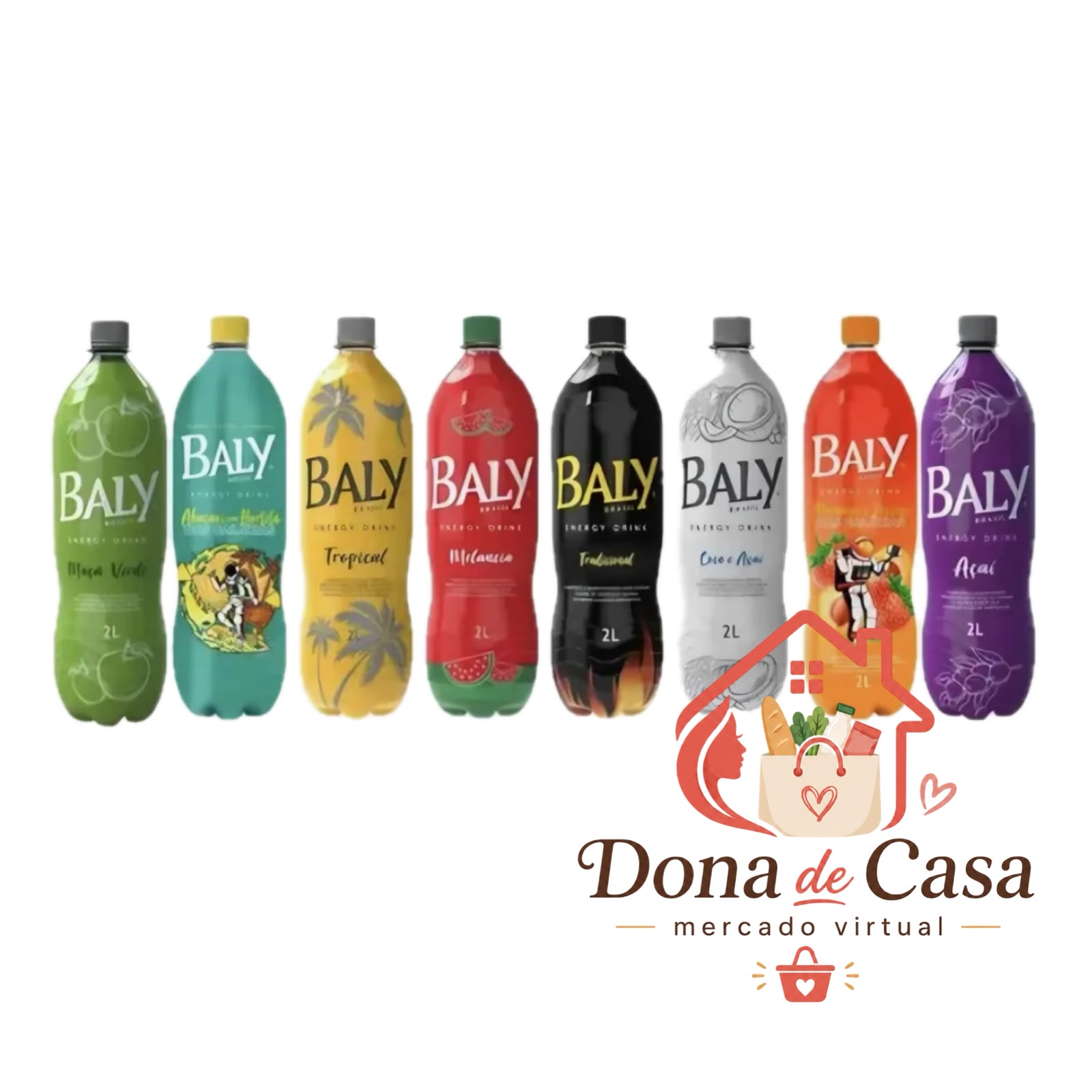 Energético Baly 2L — Sabores Variados