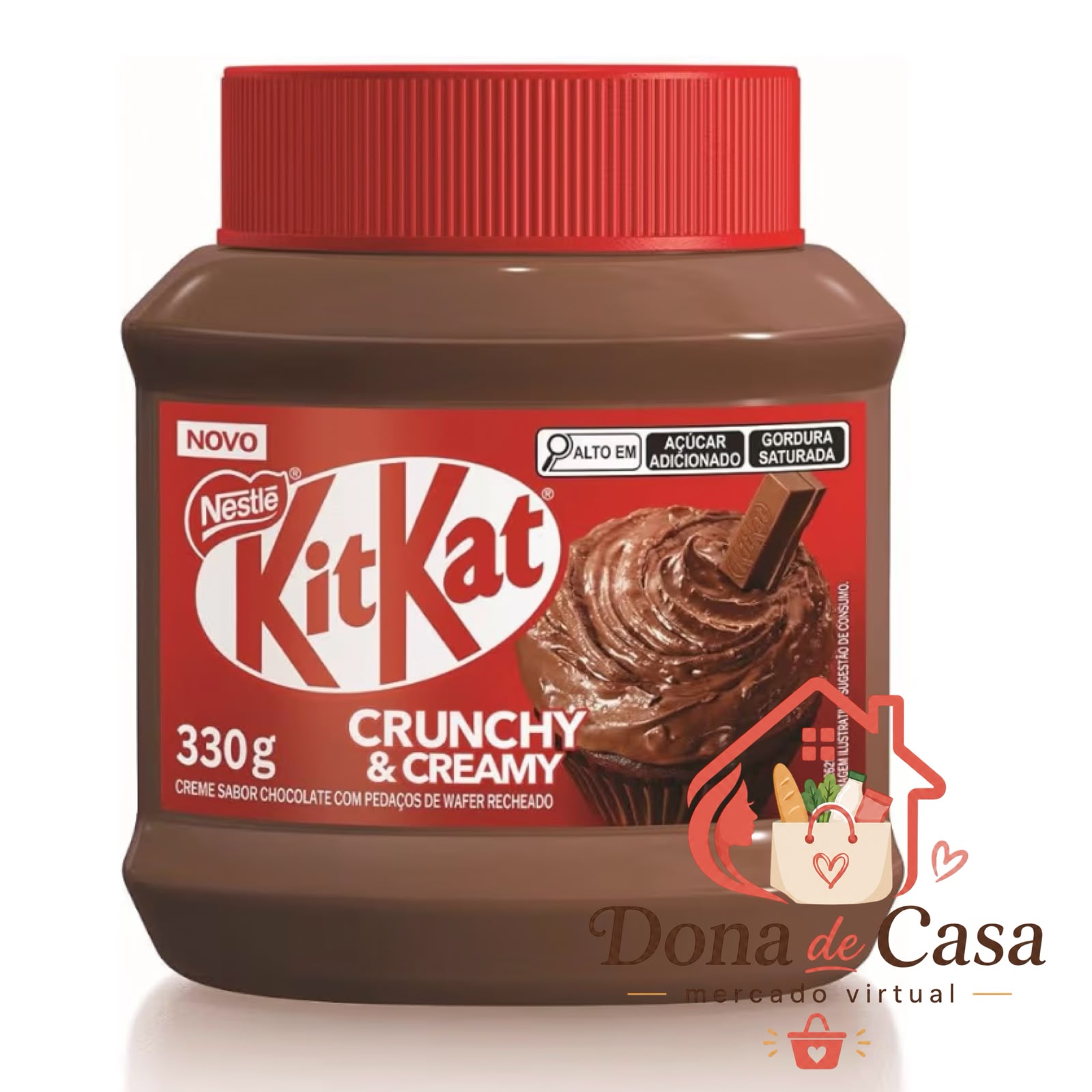 Creme de Chocolate KitKat Crunchy & Creamy 330g