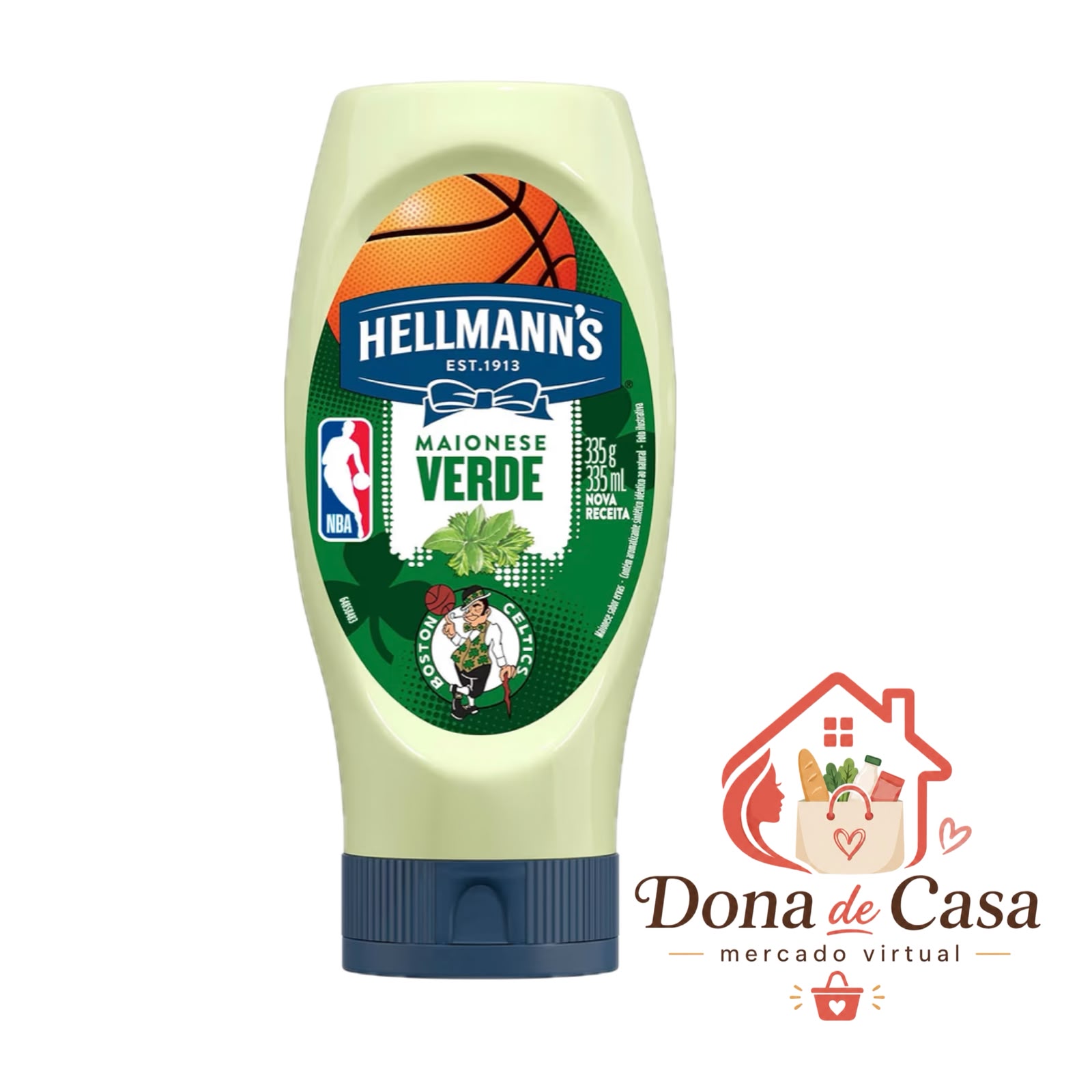 Hellmann's Maionese Verde Squeeze 335g