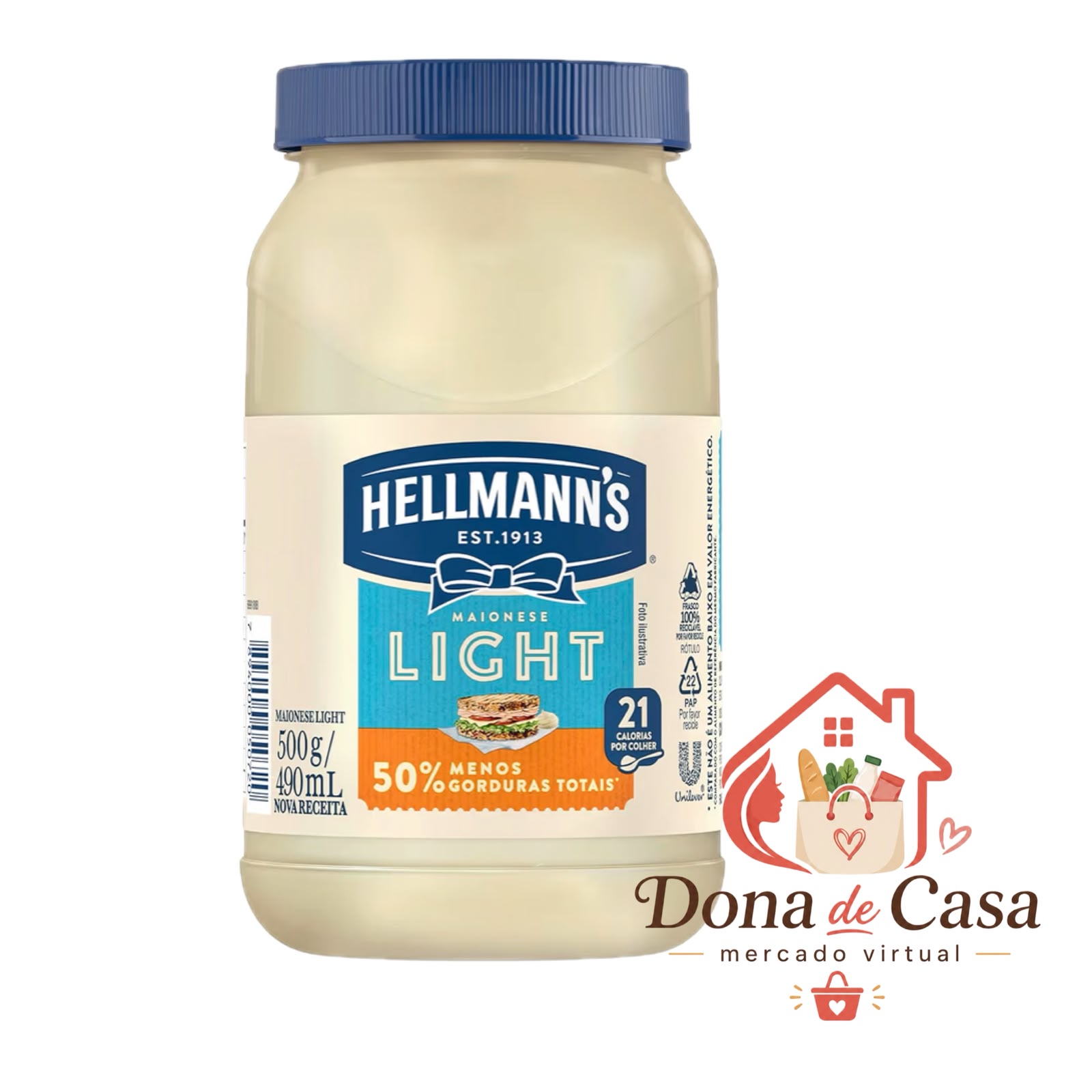 Hellmann's Maionese Light 500g