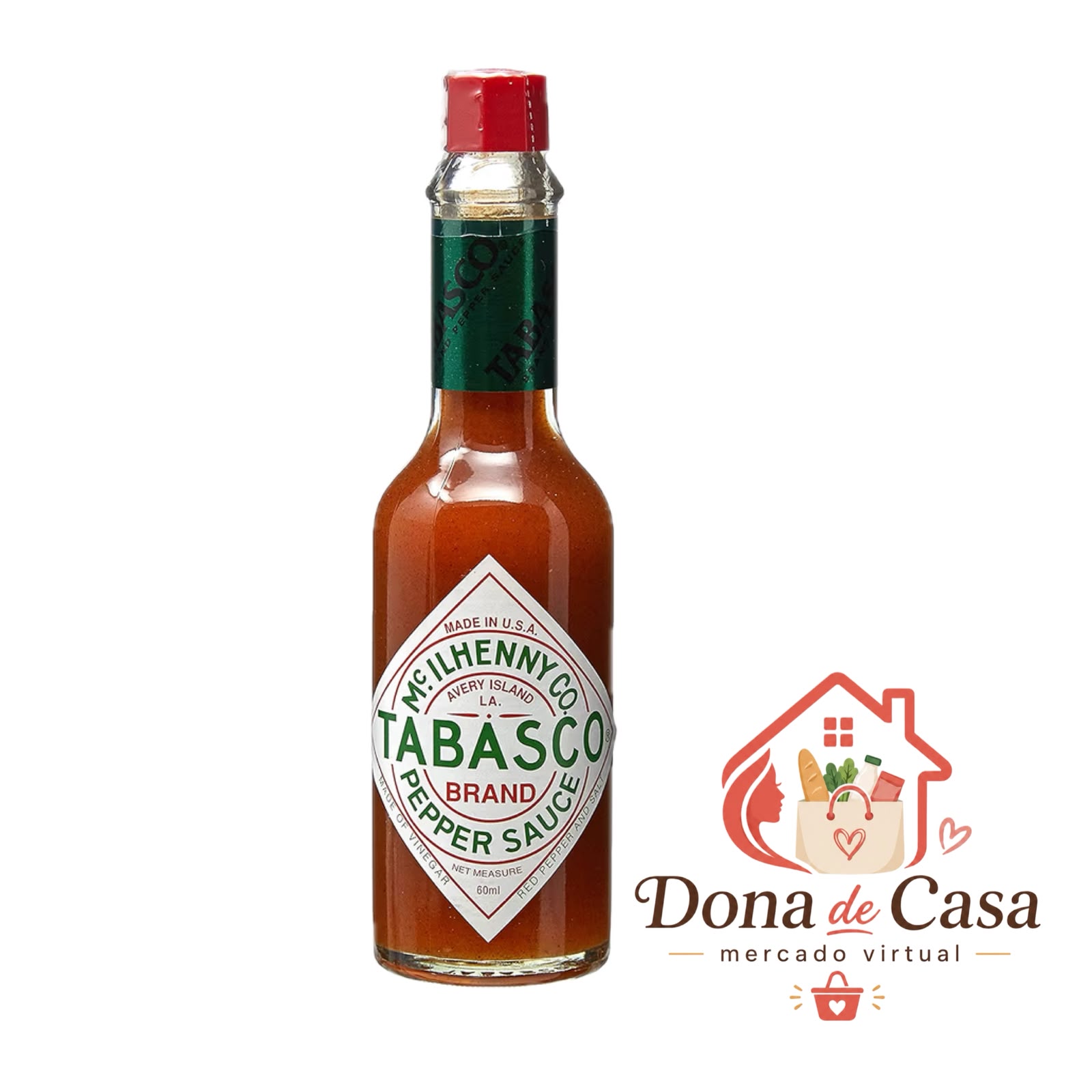 Tabasco Molho de Pimenta Vermelho Original 60ml