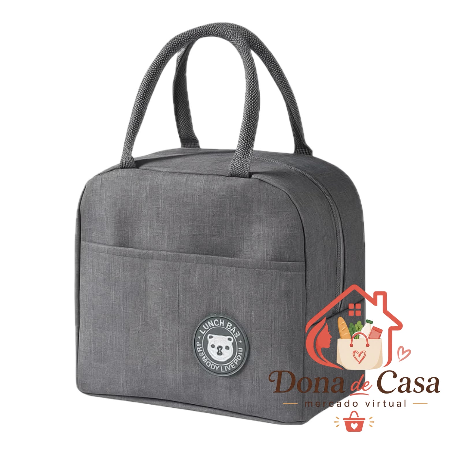 Bolsa Térmica Lunch Bag é ideal para transportar lanches, refeições, bebidas