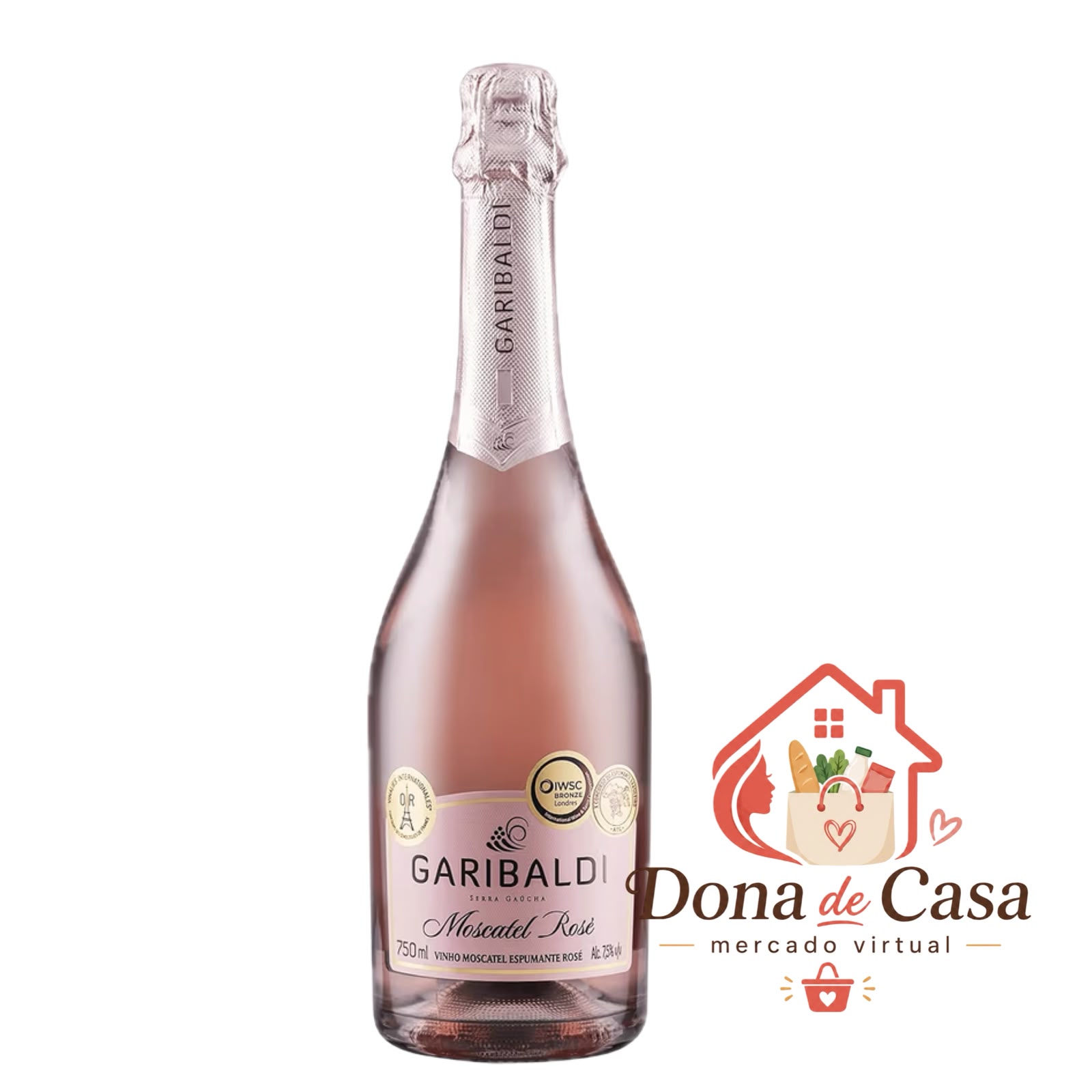 Espumante Garibaldi Moscatel Rosé – 750ml