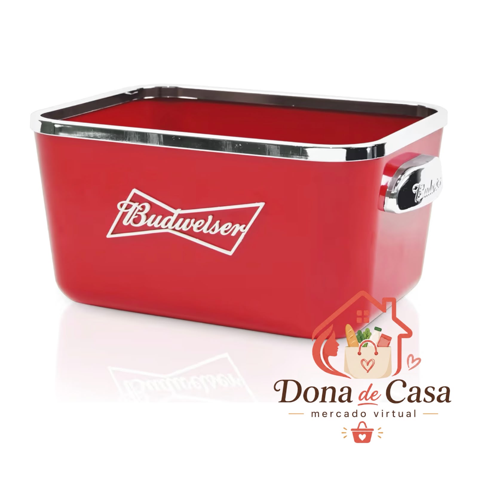 Balde para Gelo Retangular Budweiser Global - Original